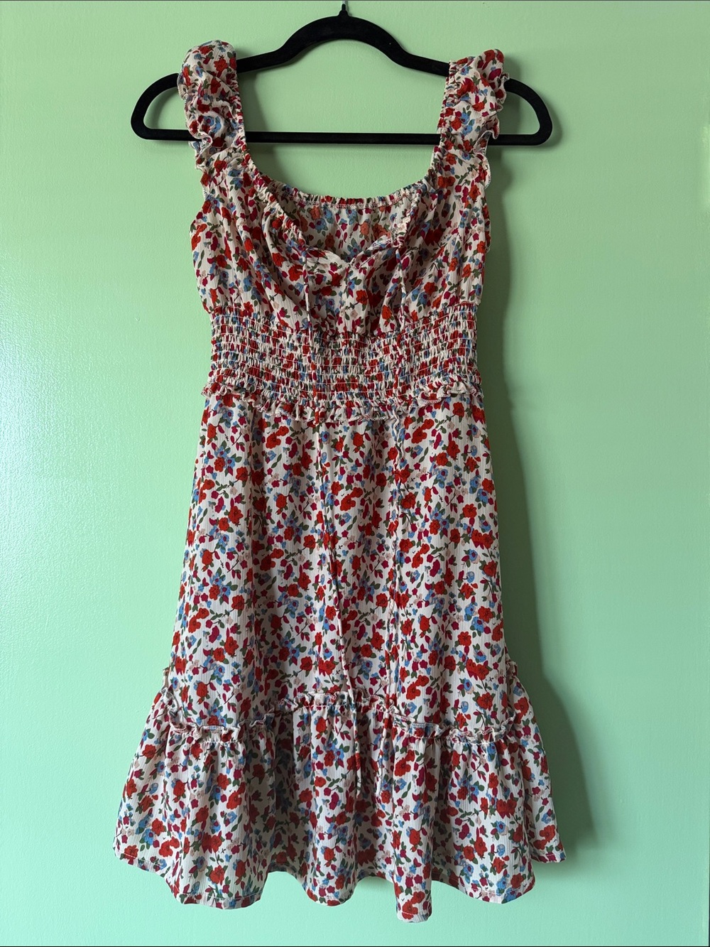 Sleeveless Floral Summer Dress - size small